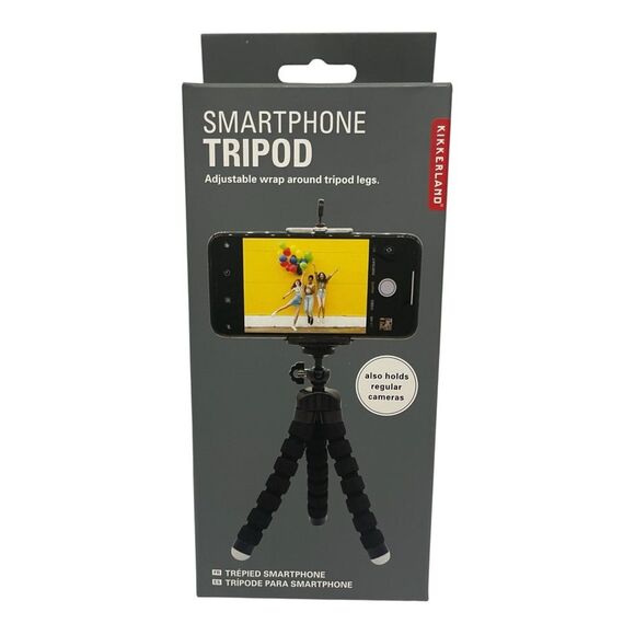 Kikkerland Black Smartphone Tripod Versatile Camera Stand - Picture 2 of 4